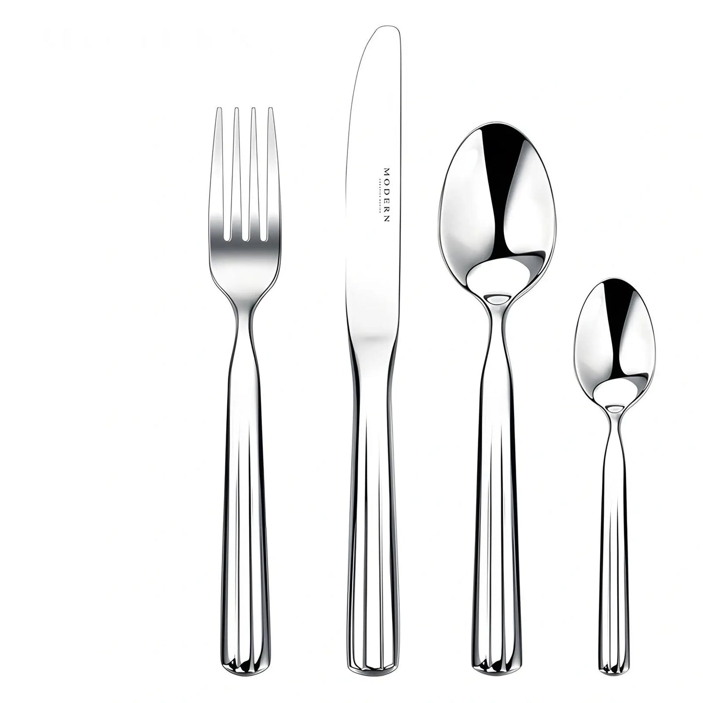 MODERN Flatware set Service for 6