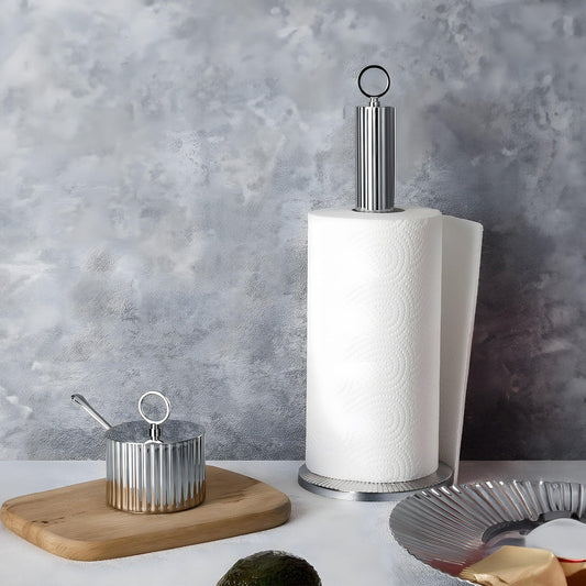 Stainless Steel & Walnut Napkin Holder Guide